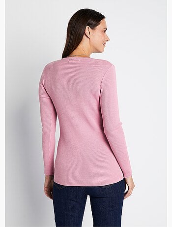 Pull encolure tunisienne avec laine mérinos - Afibel