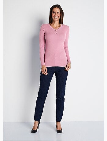 Pull encolure tunisienne avec laine mérinos - Afibel