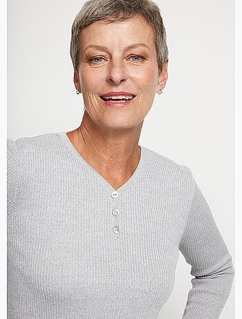 Pull encolure tunisienne avec laine mérinos - Afibel