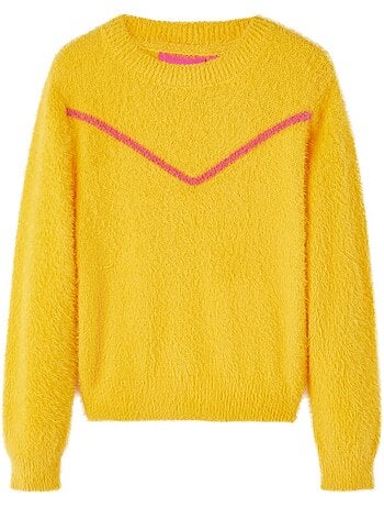 Pull enfant en maille manches longues encolure ronde - vidaxl