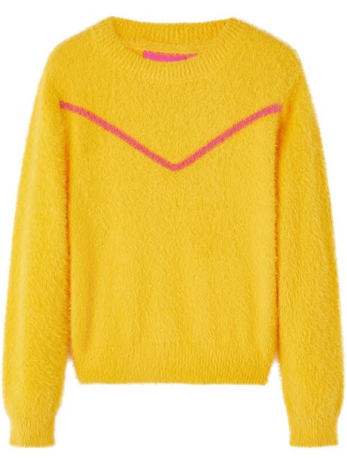 Pull enfant en maille manches longues encolure ronde - vidaxl - Kiabi Pull enfant en maille manches longues encolure ronde - vidaxl - Kiabi