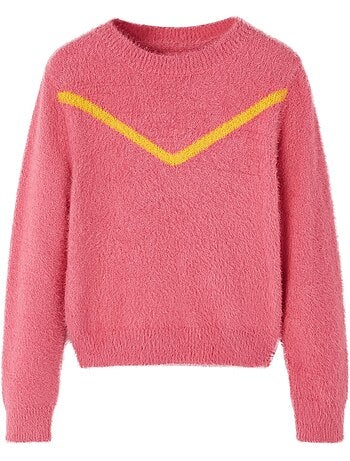 Pull enfant en maille manches longues encolure ronde - vidaxl
