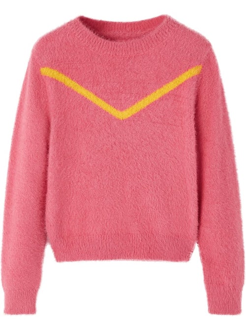 Pull enfant en maille manches longues encolure ronde - vidaxl - Kiabi Pull enfant en maille manches longues encolure ronde - vidaxl - Kiabi