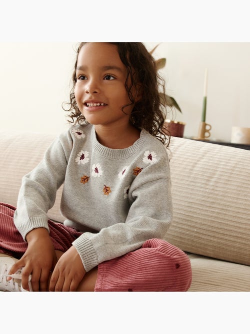 Pull enfant en tricot aimée - Kiabi Pull enfant en tricot aimée - Kiabi