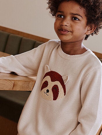 Pull enfant en tricot Gustin