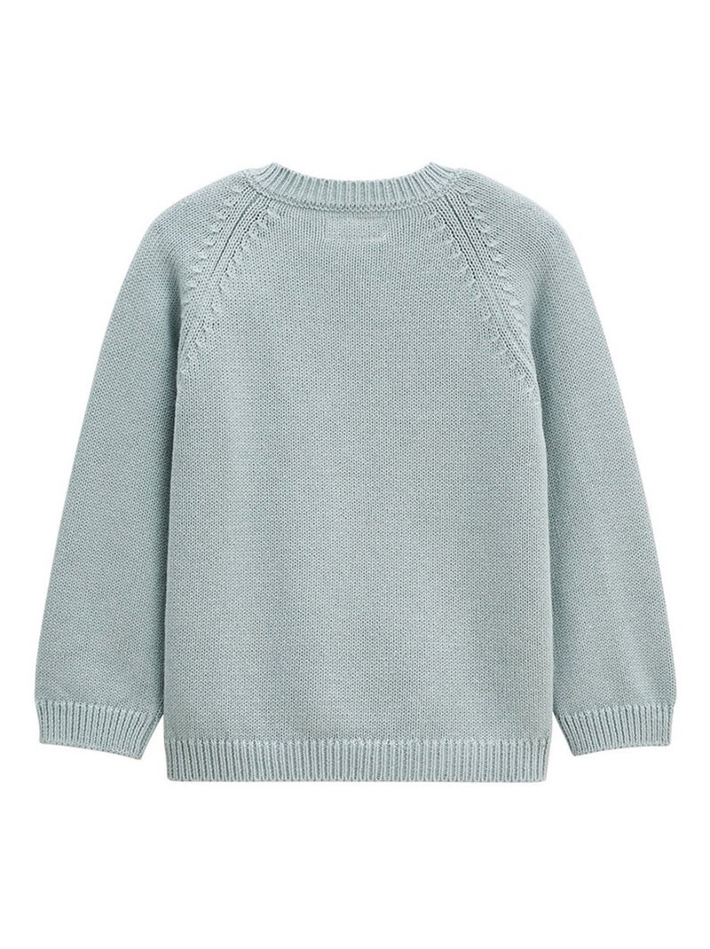 Pull enfant en tricot Oscar Ecru - Kiabi