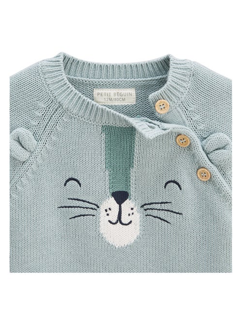 Pull enfant en tricot Oscar - Kiabi