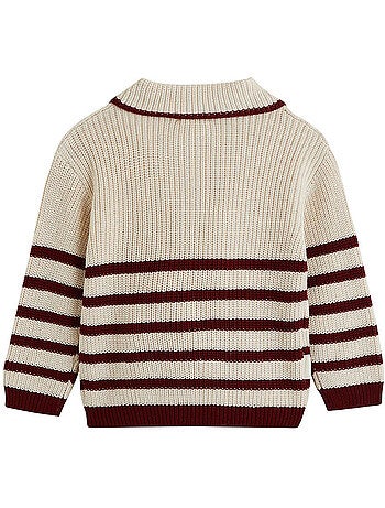 Pull enfant en tricot pistache