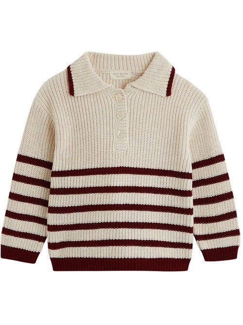 Pull enfant en tricot pistache - Kiabi