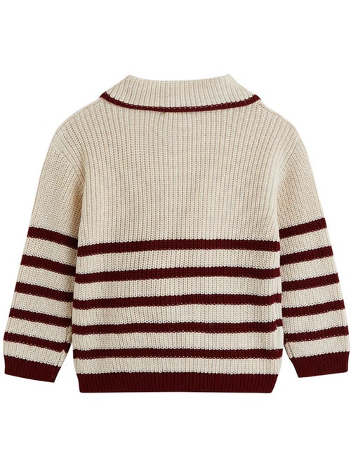 Pull enfant en tricot pistache - Kiabi