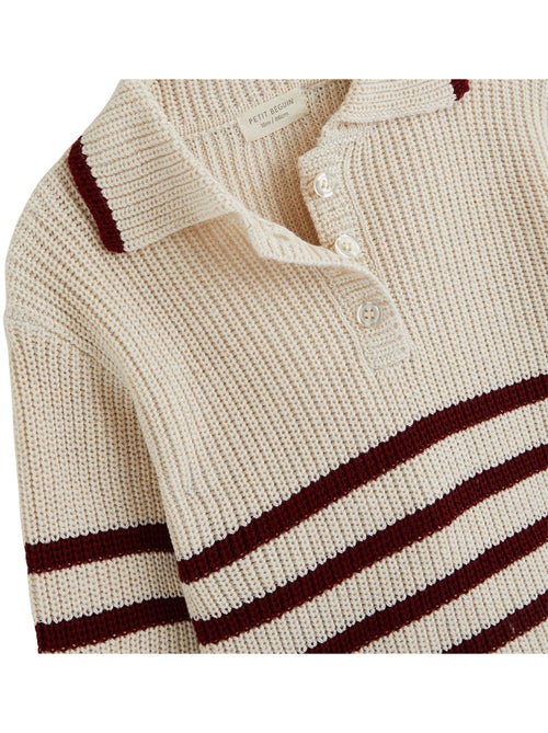 Pull enfant en tricot pistache - Kiabi