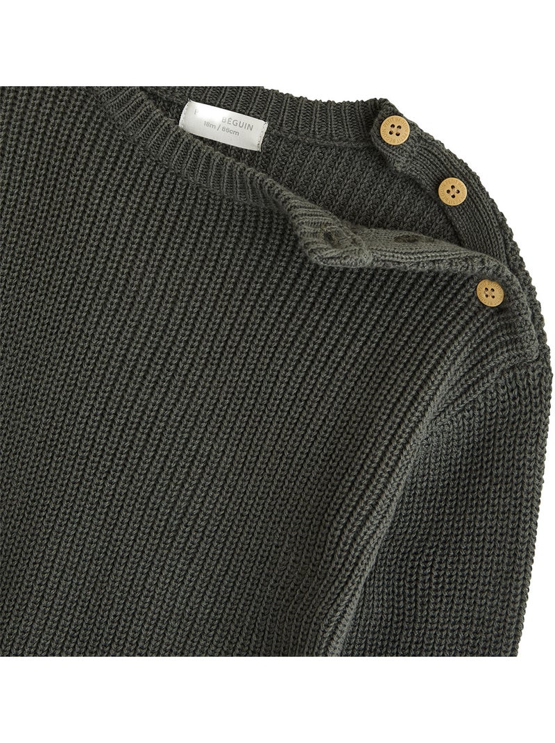 Pull enfant en tricot ubatuba Vert - Kiabi