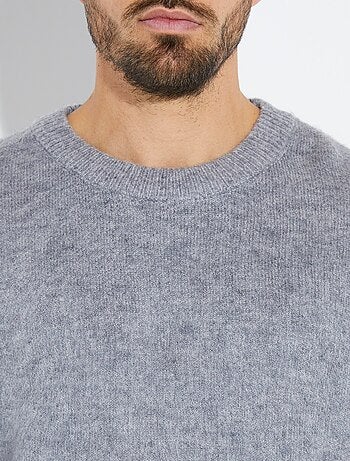 Pull épais chaud avec laine et col rond - AFIBEL