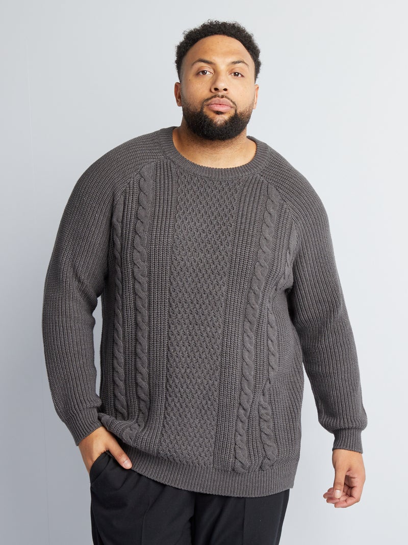 Pull Gris Marbré Forever 21 - Taille S, Maille Fine, Occasion Très Bon état