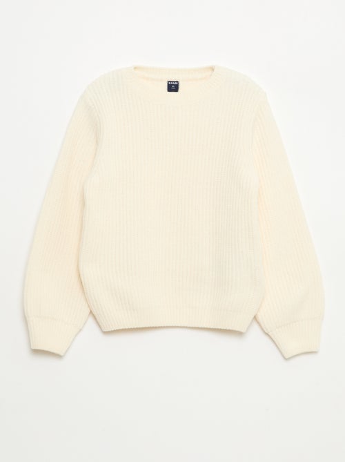 Pull épais en maille chenille - Kiabi