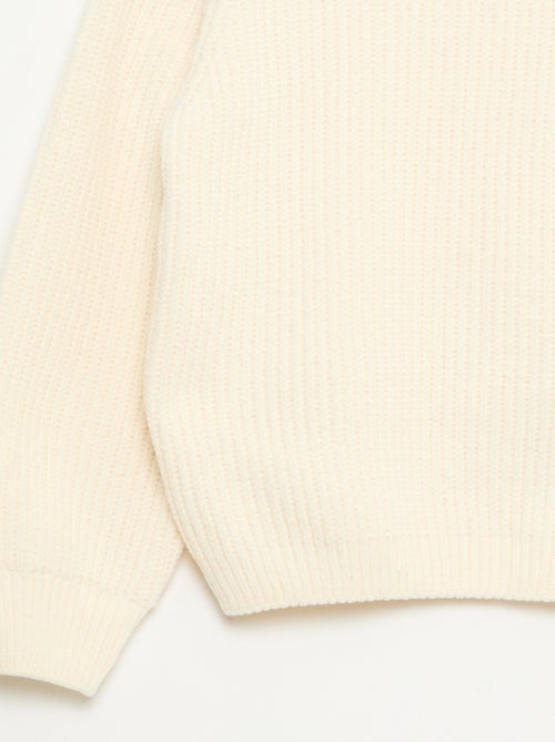Pull épais en maille chenille - Kiabi