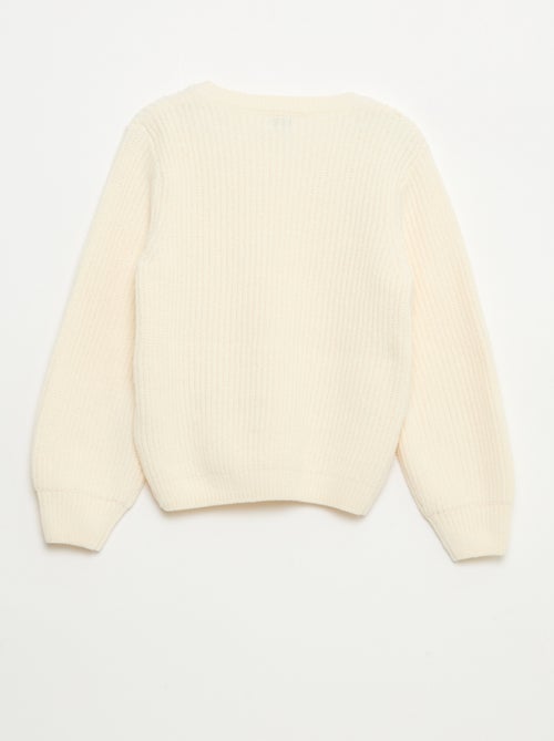 Pull épais en maille chenille - Kiabi