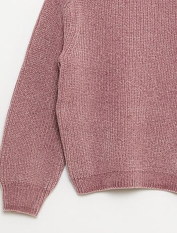 Pull épais en maille chenille