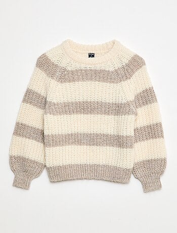 Pull épais en maille unie