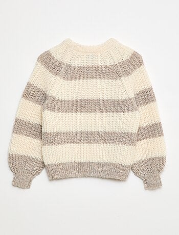 Pull épais en maille unie