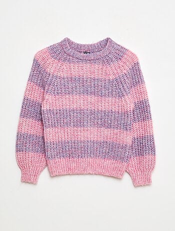 Pull épais en maille unie