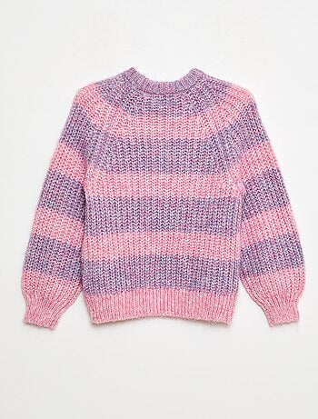 Pull épais en maille unie