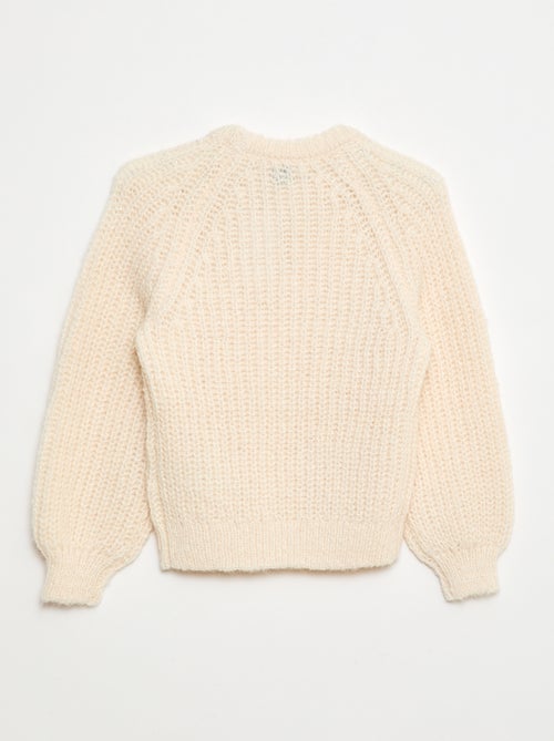 Pull épais en maille unie - Kiabi