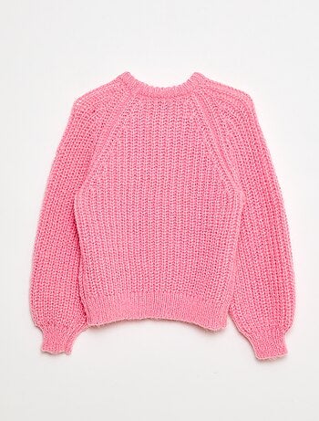 Pull épais en maille unie