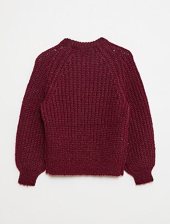 Pull épais en maille unie