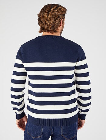Pull esprit marinière - Damart