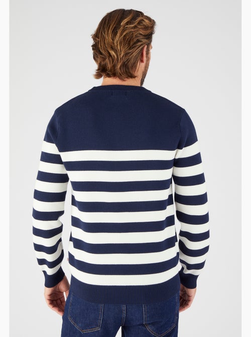 Pull esprit marinière - Damart - Kiabi