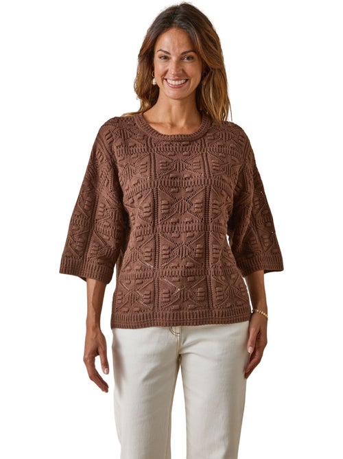 Pull façon crochet - DAXON - Kiabi