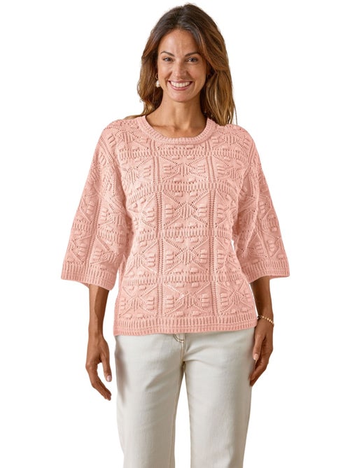 Pull façon crochet - DAXON - Kiabi
