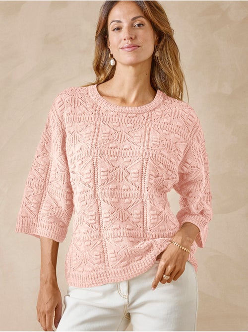 Pull façon crochet - DAXON - Kiabi