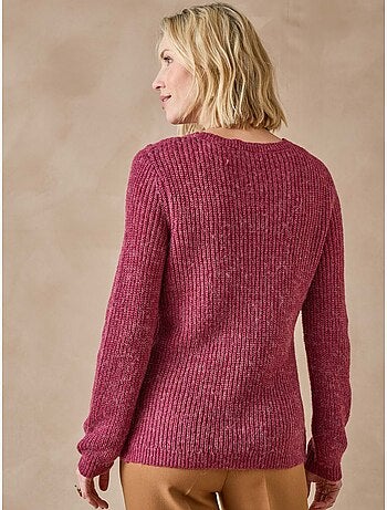 Pull fantaisie avec laine et alpaga - DAXON