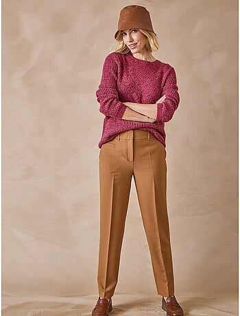 Pull fantaisie avec laine et alpaga - DAXON