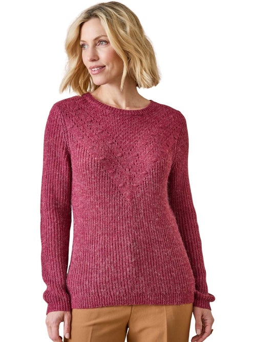 Pull fantaisie avec laine et alpaga - DAXON - Kiabi