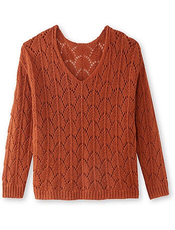 Pull fantaisie avec mohair et laine - DAXON