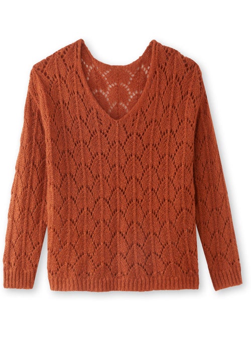 Pull fantaisie avec mohair et laine - DAXON - Kiabi