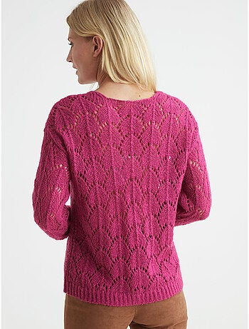 Pull fantaisie avec mohair et laine - DAXON