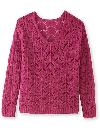 Pull fantaisie avec mohair et laine - DAXON