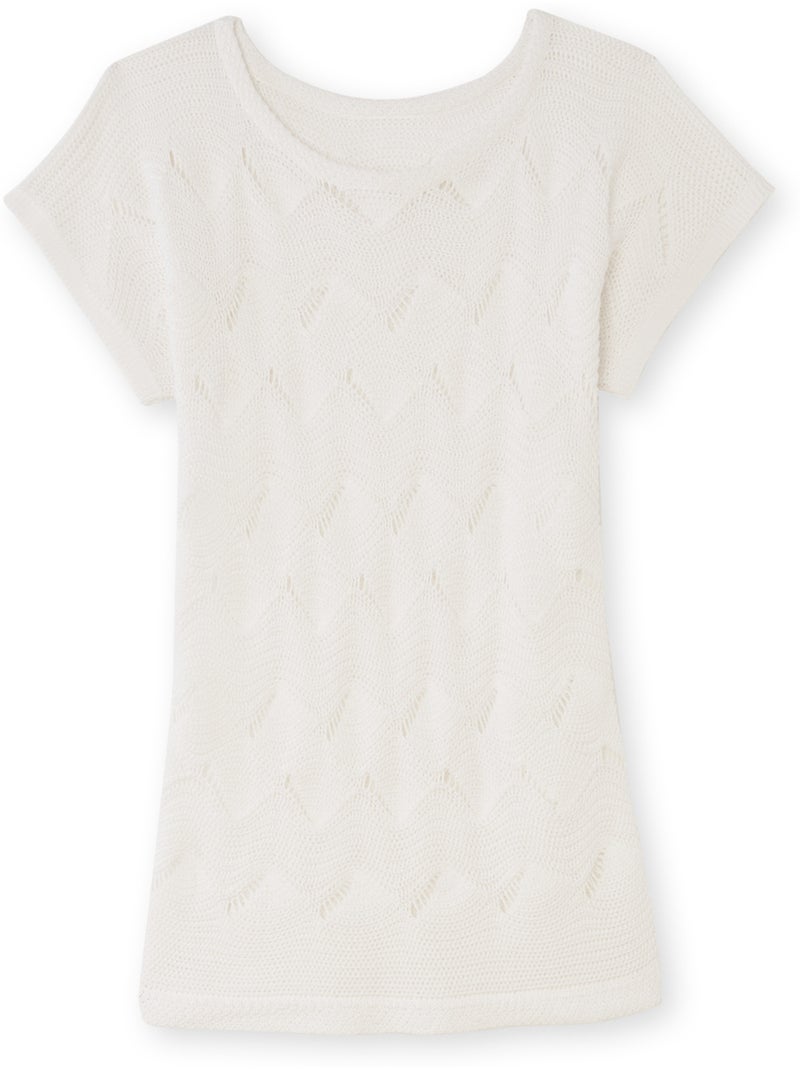 Pull fantaisie manches T - DAXON Blanc Blanc - Kiabi