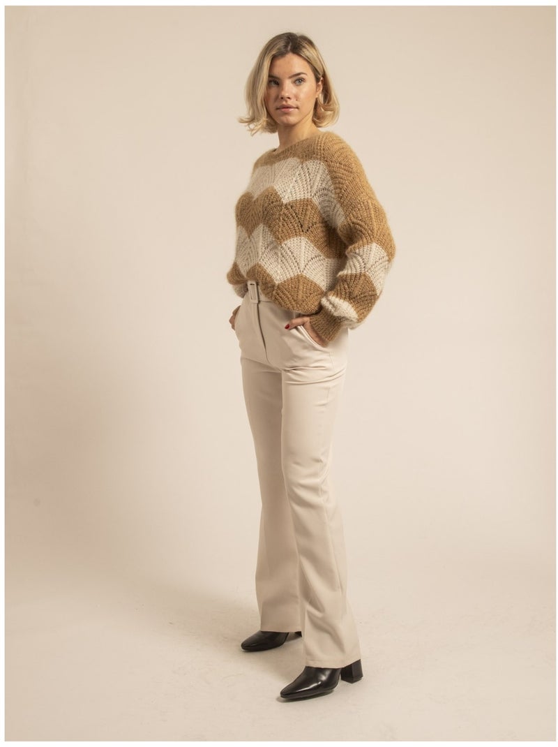Pull fantasie KAMRONE Beige - Kiabi