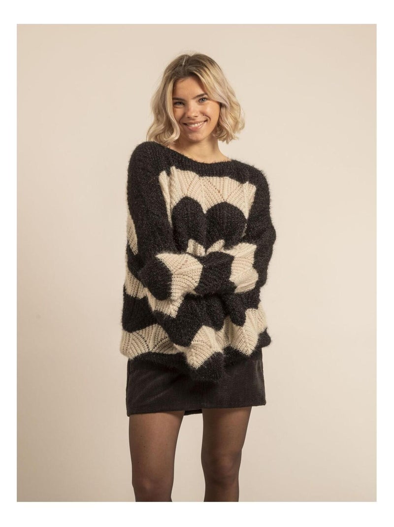 Pull fantasie KAMRONE Noir - Kiabi