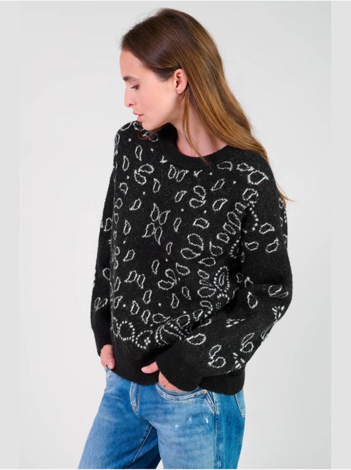 Pull farit 'le temps des cerises' - Kiabi Pull farit 'le temps des cerises' - Kiabi