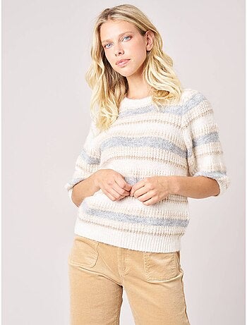 Pull femme à rayures 'Deeluxe'