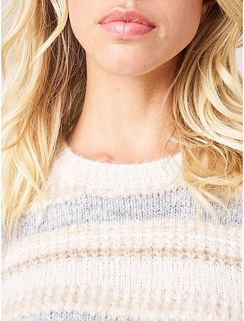 Pull femme à rayures 'Deeluxe'
