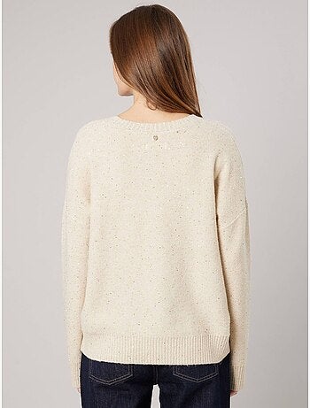 Pull femme avec sequins 'deeluxe'