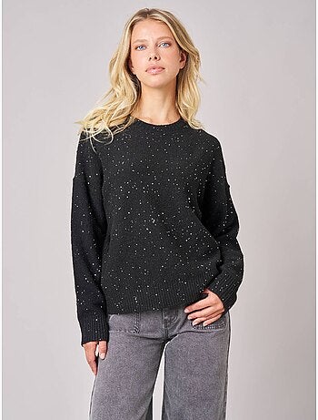 Pull femme avec sequins 'Deeluxe'