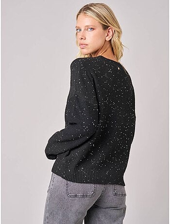 Pull femme avec sequins 'Deeluxe'